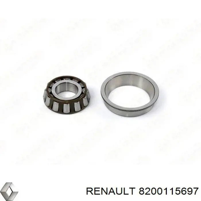 Підшипник вторинного валу коробки Renault (RVI) 8200115697 ціна, від 22.12 USD