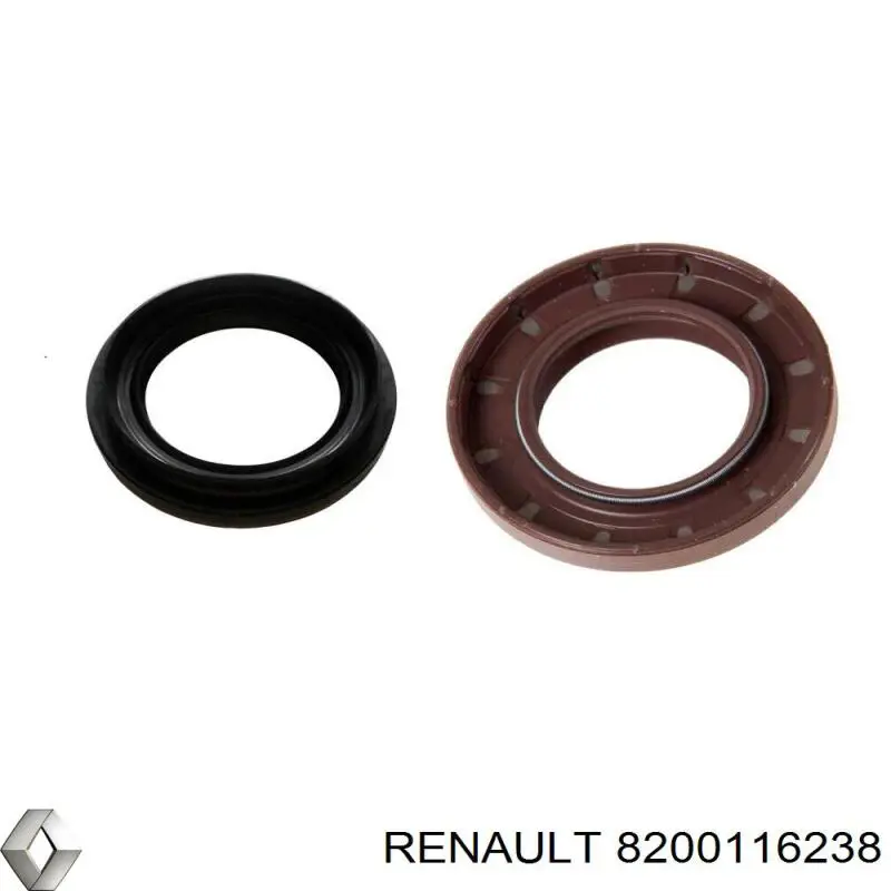Сальник піввісі переднього моста, правою Renault (RVI) 8200116238 ціна, від 9.70 USD