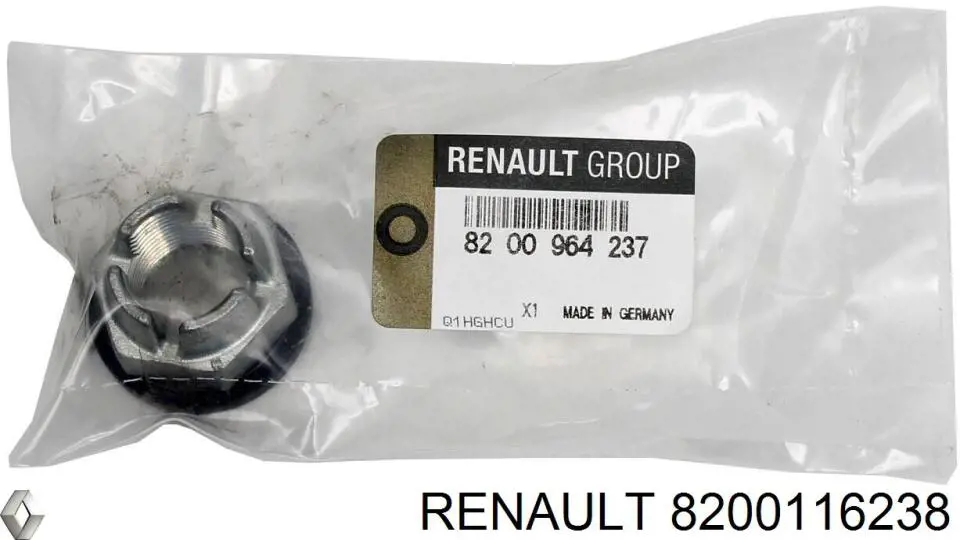 8200116238 Renault (RVI) Сальник піввісі переднього моста, правою