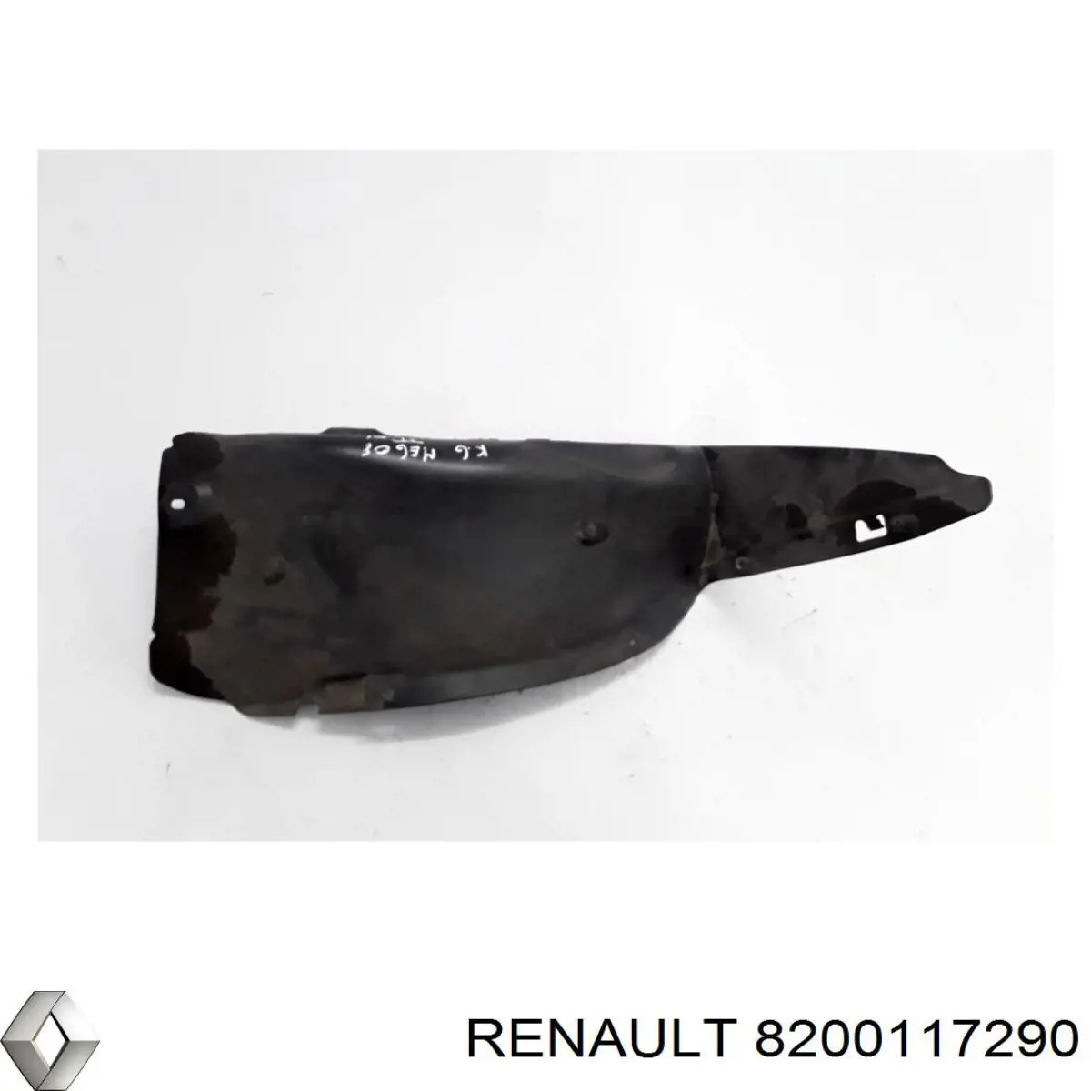 8200117290 Renault (RVI) підкрилок заднього крила, лівий задній