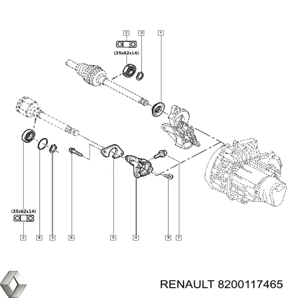 8200117465 Renault (RVI) 