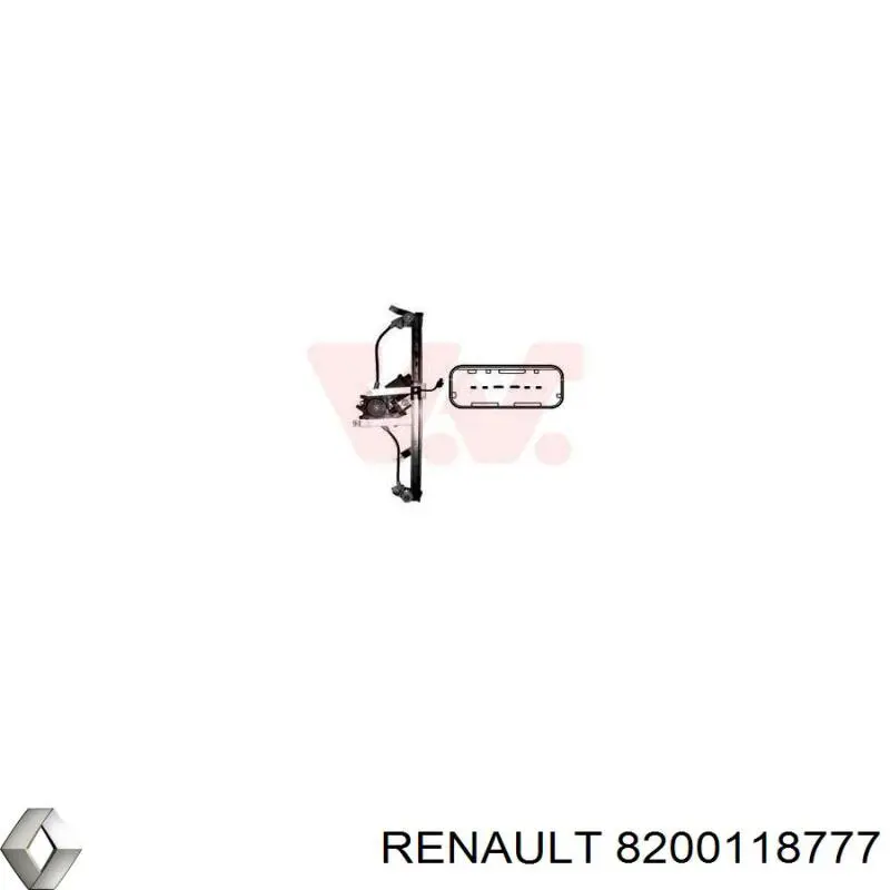 8200118777 Renault (RVI) Підйомник механічний вітрового скла