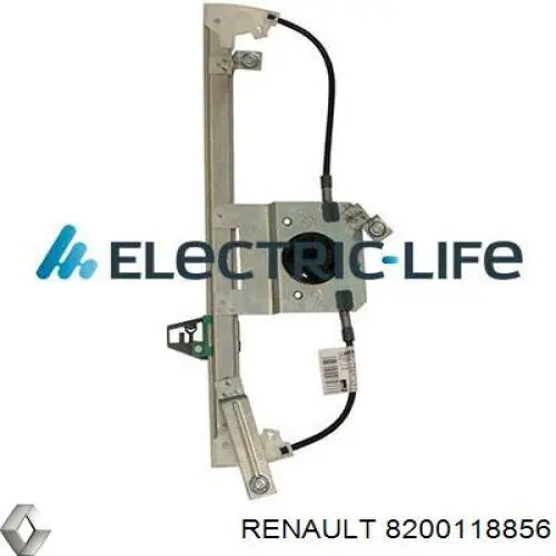 Механізм склопідйомника двері задньої, лівої Renault (RVI) 8200118856 ціна, від 33.29 USD