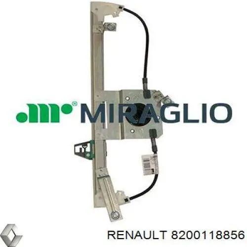 Купити 8200118856 Renault (RVI) Механізм склопідіймача двері задньої, лівої