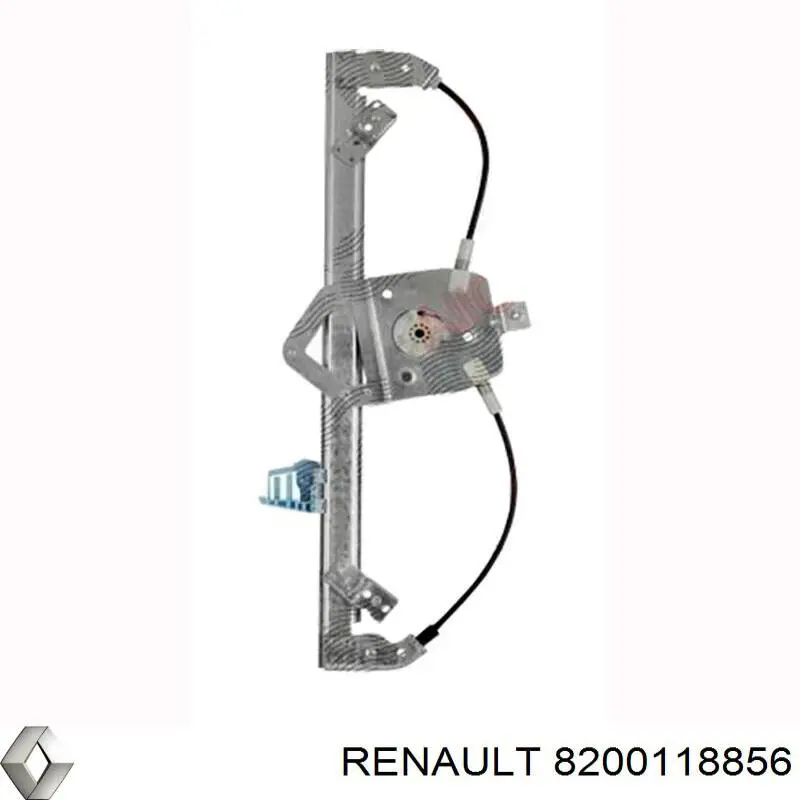 Механізм склопідіймача двері задньої, лівої 8200118856 Renault (RVI)
