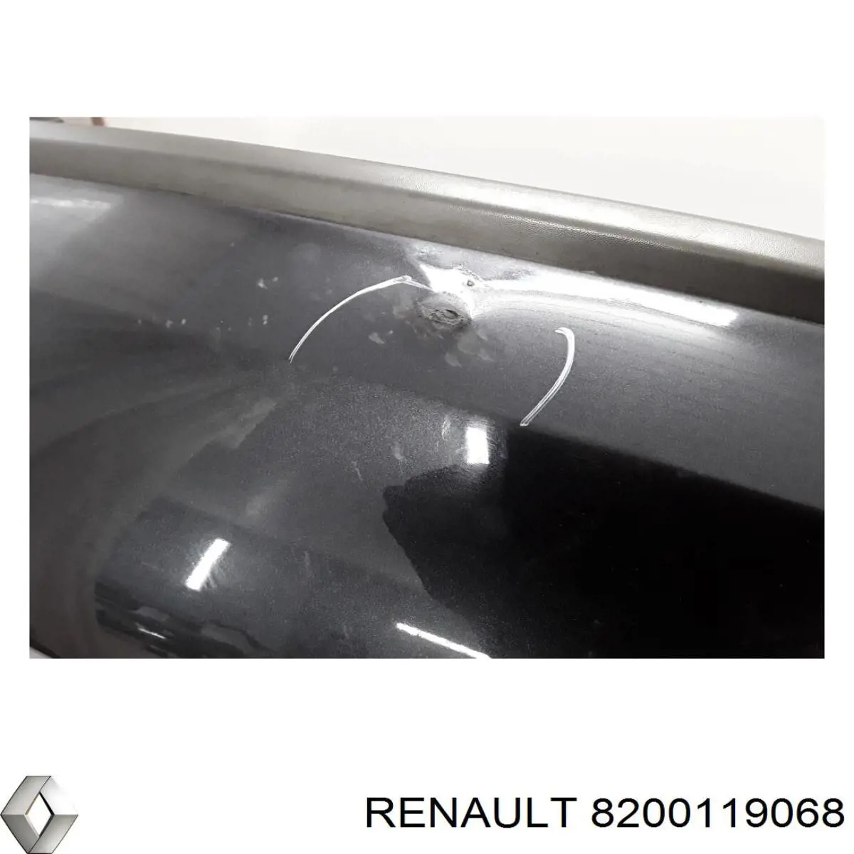 Бампер задній Renault (RVI) 8200119068