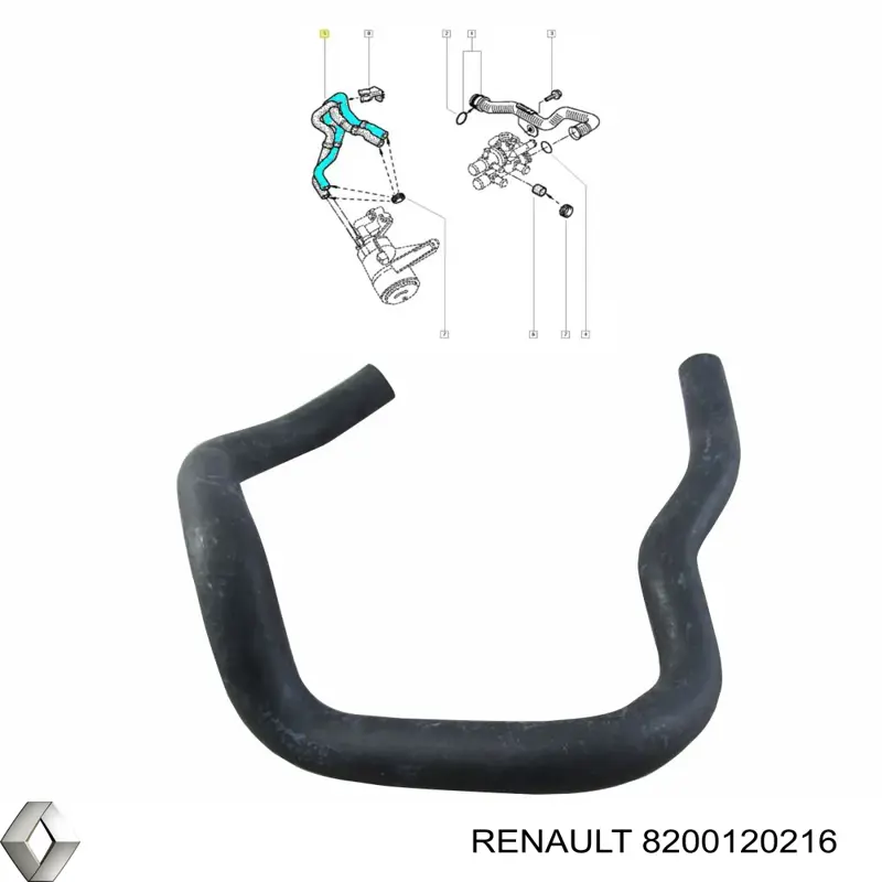 Шланг/патрубок системи охолодження Fast FT61109 ціна, від 23.20 USD