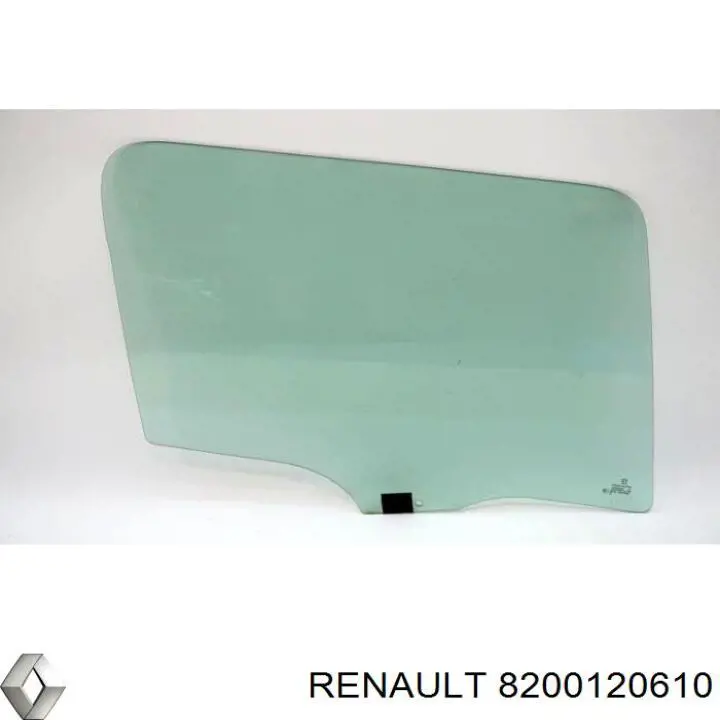 Скло задньої двері правої 8200120610 Renault (RVI)