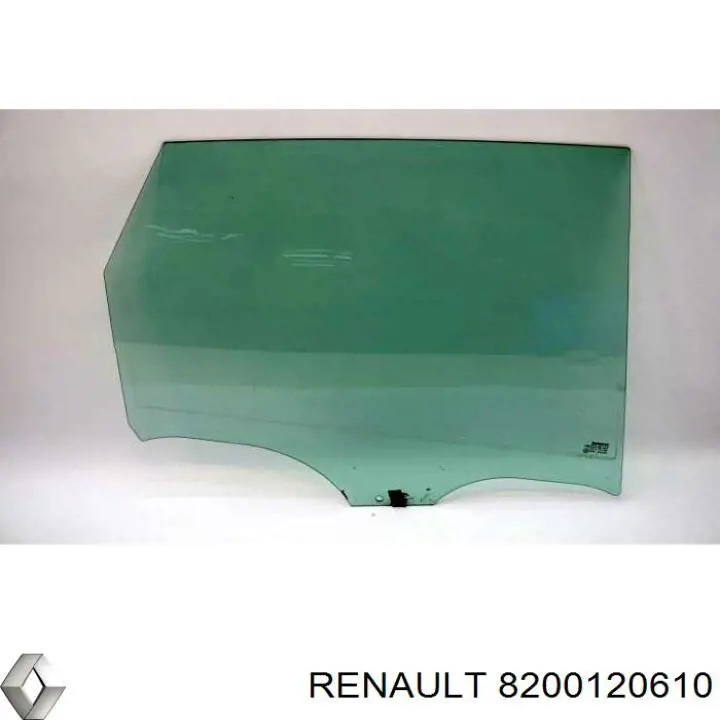 Скло задньої двері правої Renault Scenic 2 (JM0) (Рено Сценік)