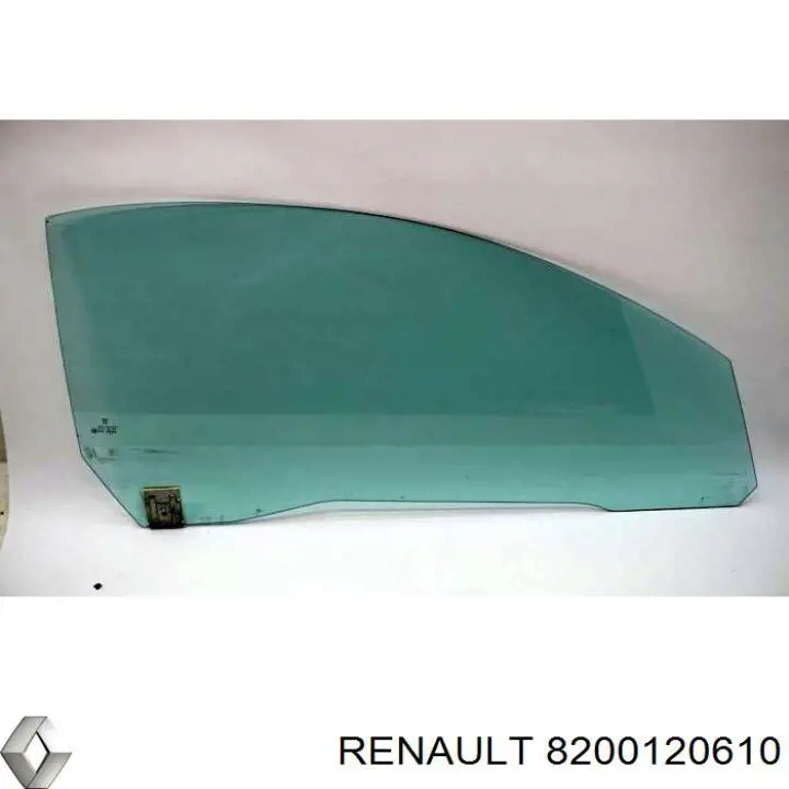 Скло задньої двері правої 8200120610 Renault (RVI)