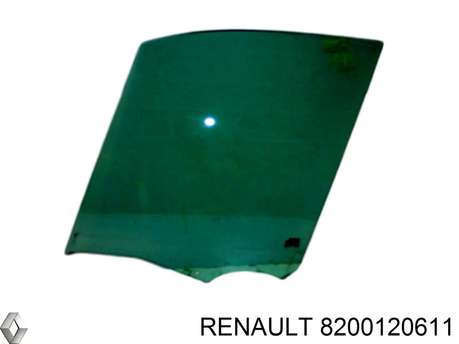 Скло задньої двері лівої 8200120611 Renault (RVI)