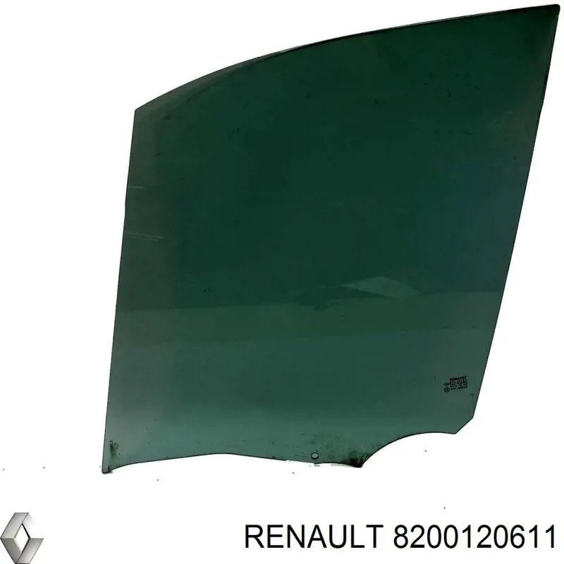 Скло задньої двері лівої 8200120611 Renault (RVI)