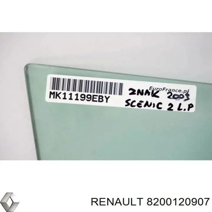 Скло-кватирка двері, передній, правій Renault (RVI) 8200120907 ціна, від 7.05 USD