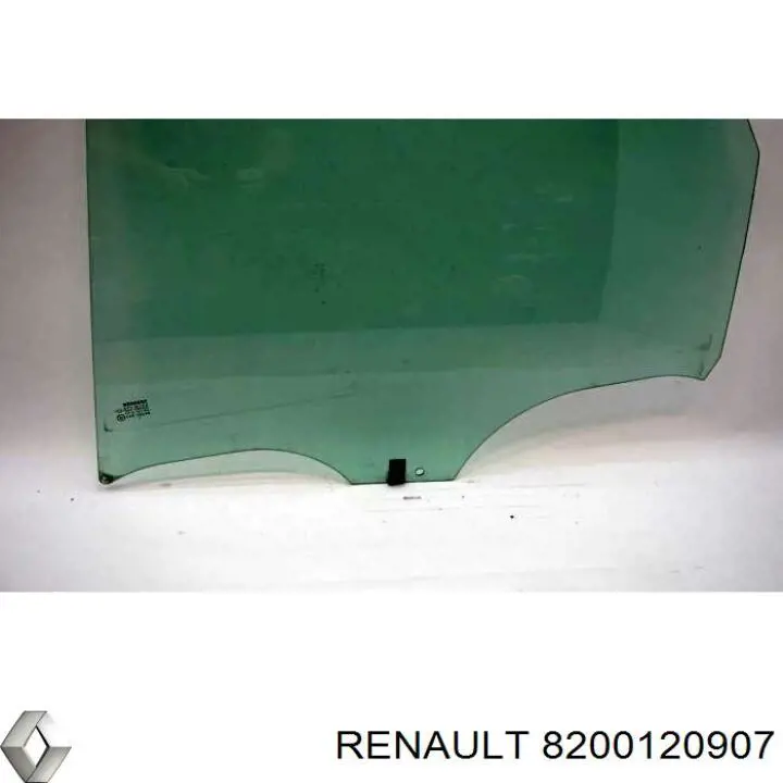 Скло-кватирка двері, передній, правій 8200120907 Renault (RVI)