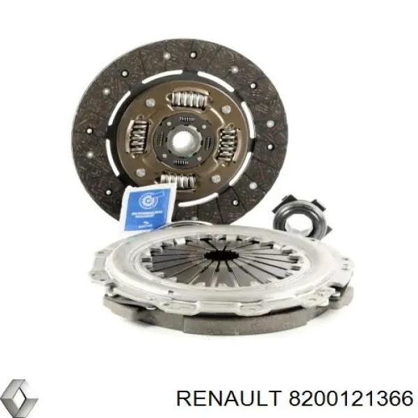 Зчеплення Renault (RVI) 8200121366 ціна, від 31.67 USD