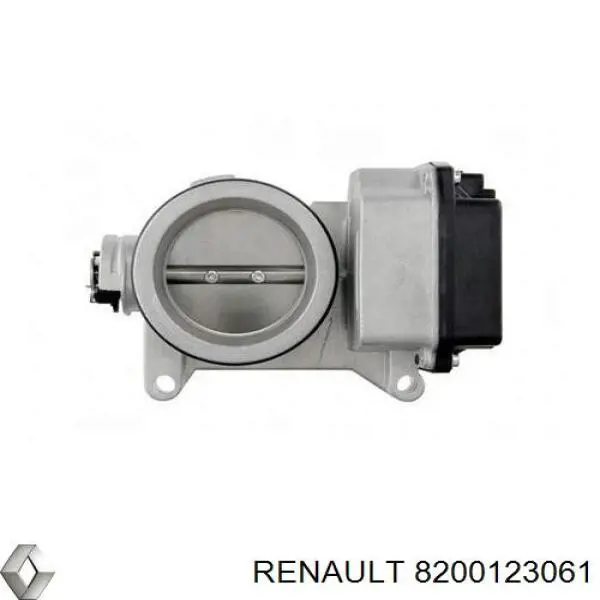 Дросільна заслінка в зборі 8200123061 Renault (RVI)