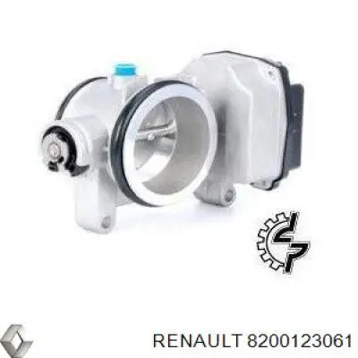 Дросільна заслінка 8200123061 Renault (RVI)