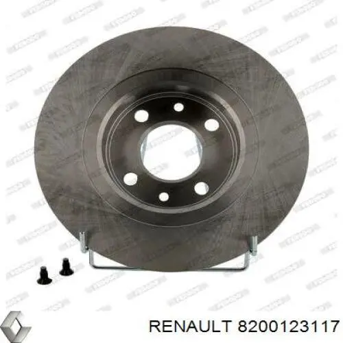 Диск переднього гальма Renault (RVI) 8200123117 ціна, від 24.25 USD