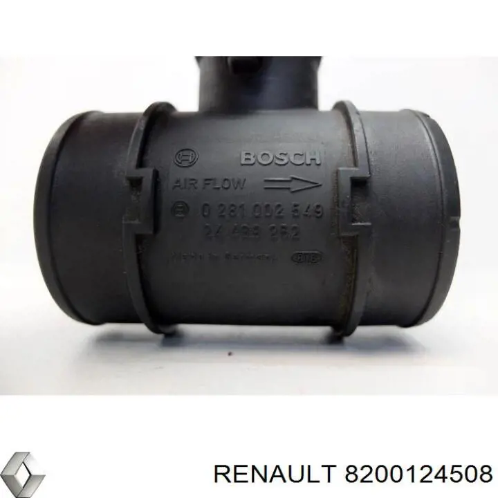 Датчик масової витрати повітря Renault (RVI) 8200124508 ціна, від 39.46 USD