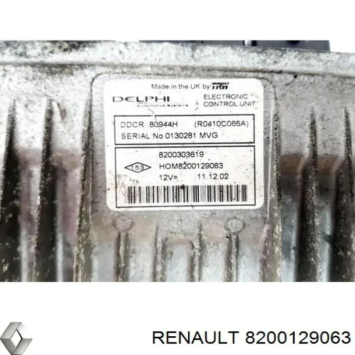 Купити 8200129063 Renault (RVI) Модуль управління двигуном