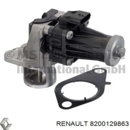 8200129863 Renault (RVI) байпасний клапан egr, рециркуляції газів