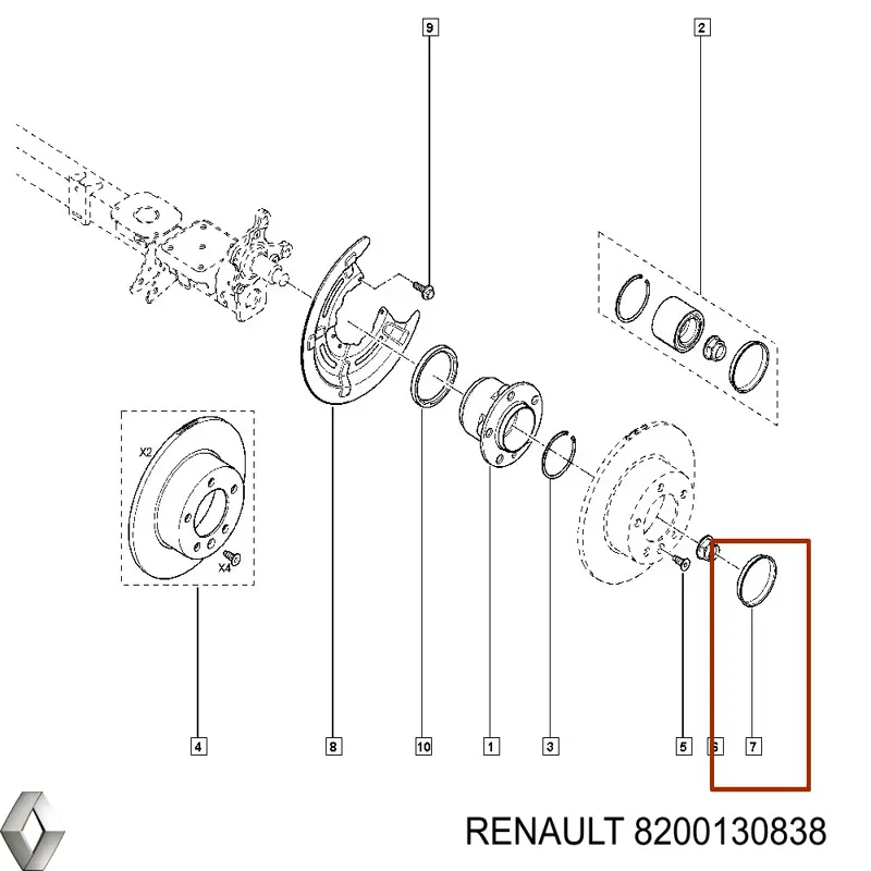 Купити 8200130838 Renault (RVI) 