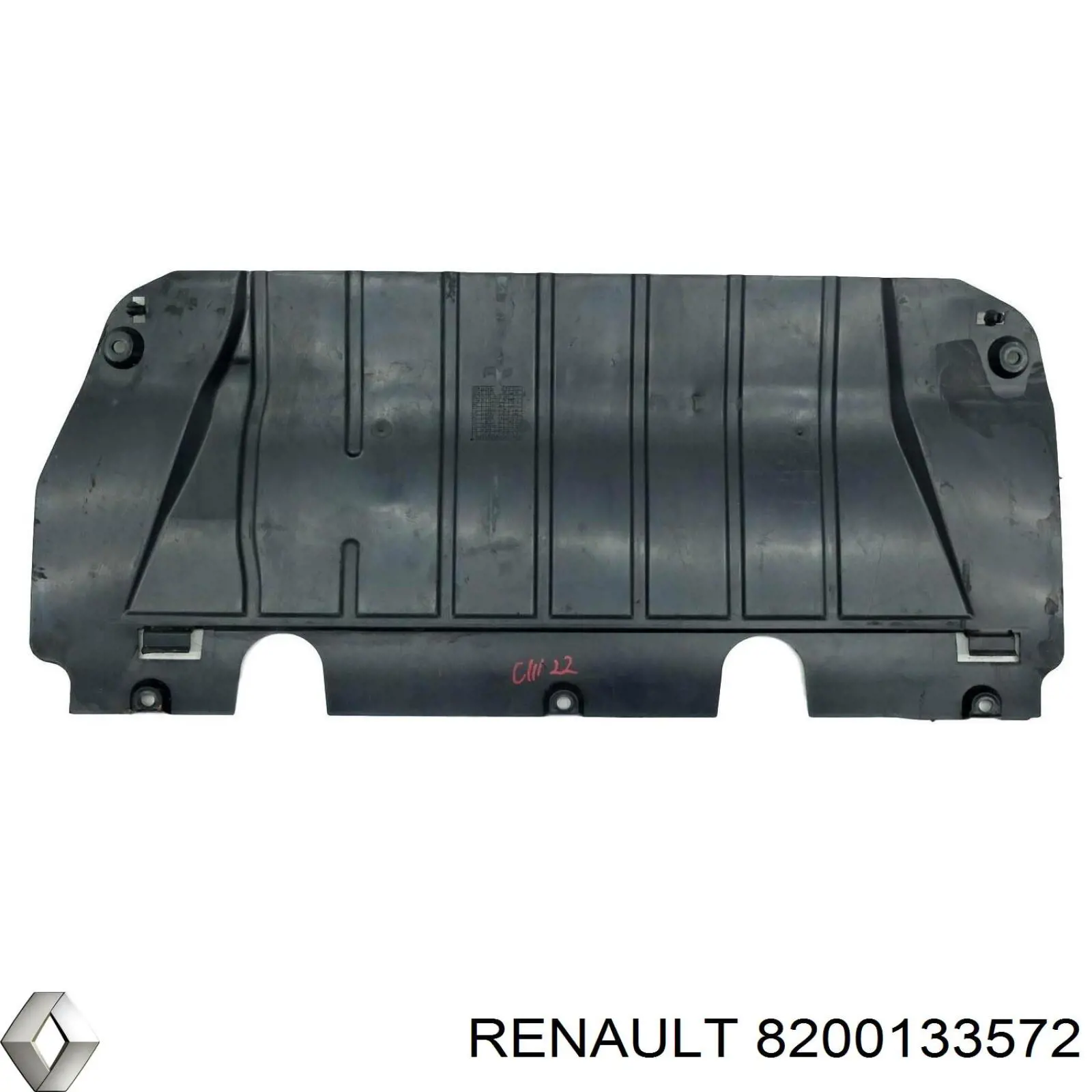 Захист двигуна, піддона (моторного відсіку) Renault Modus (JP0) (Рено Модус)