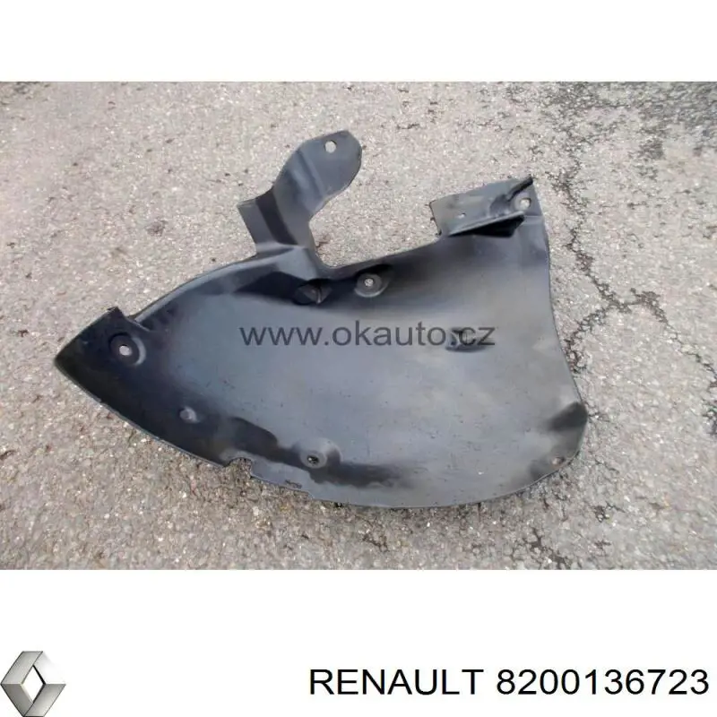 Підкрилок переднього крила, лівий передній Renault (RVI) 8200136723 ціна, від 14.14 USD