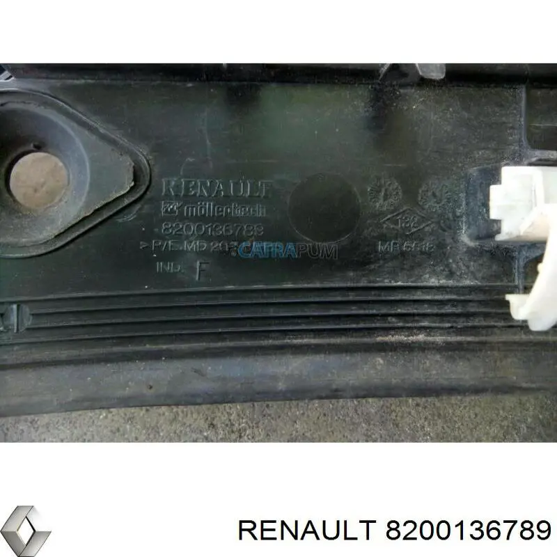  Решітка двірників Renault Scenic 2