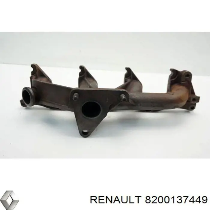 Газопроводи (колектор випускний) Renault (RVI) 8200137449 ціна, від 22.55 USD