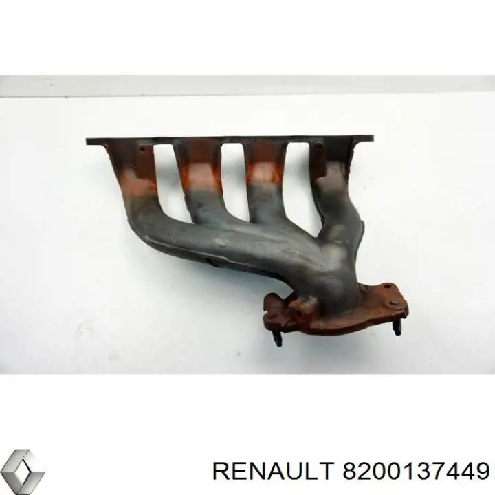 Газопроводи (колектор випускний) Renault (RVI) 8200137449 ціна, від 22.55 USD