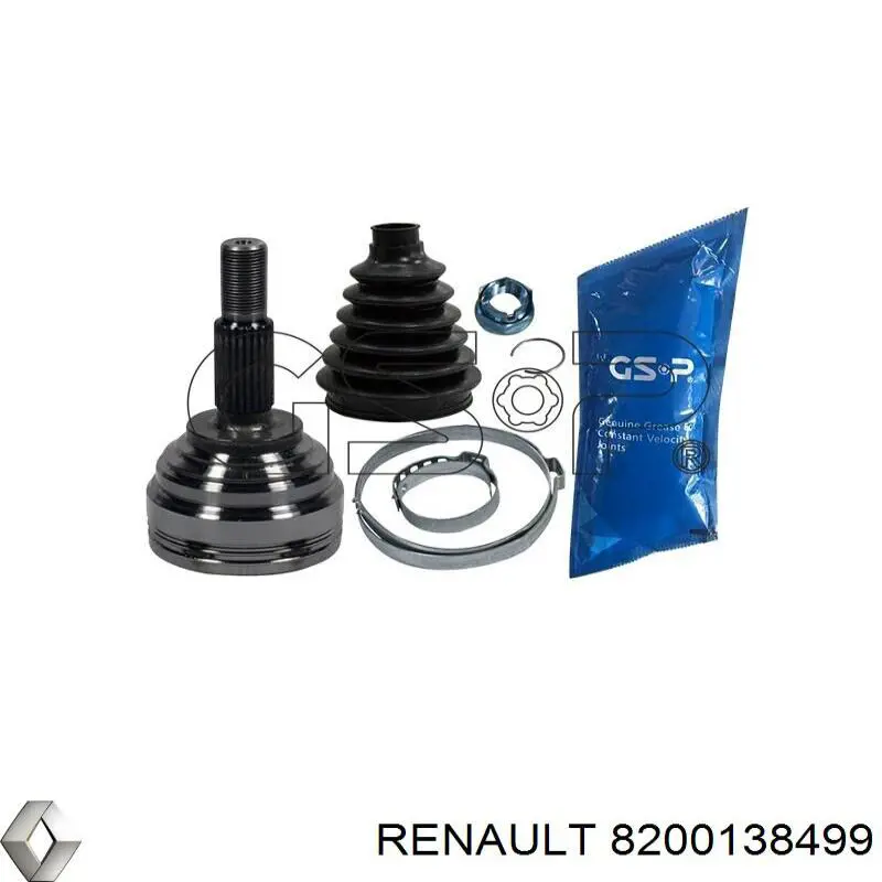 Купити 8200138499 Renault (RVI) Клема акумулятора (АКБ)