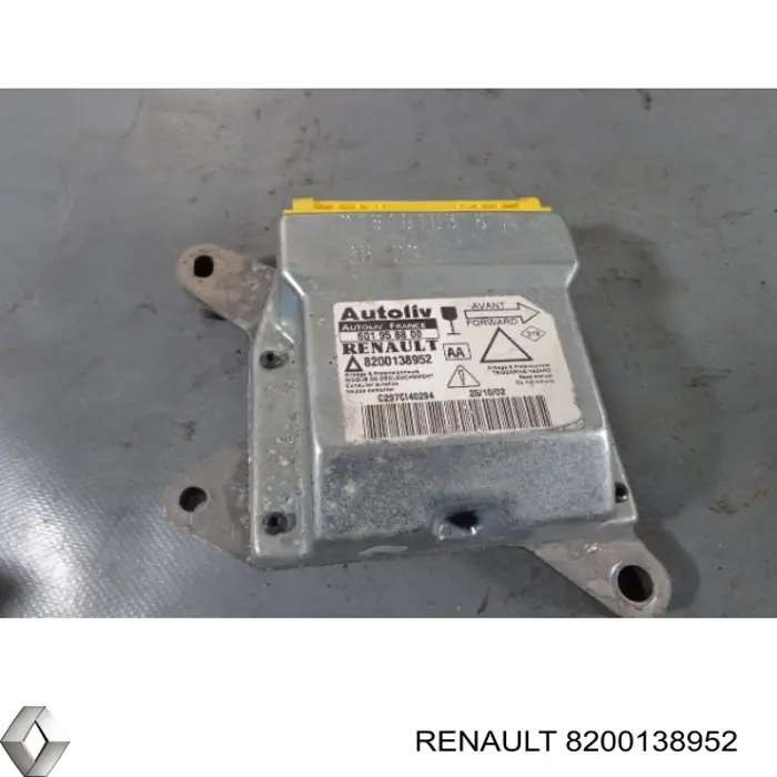 Модуль-процесор керування подушки безпеки 7701070531 Renault (RVI)
