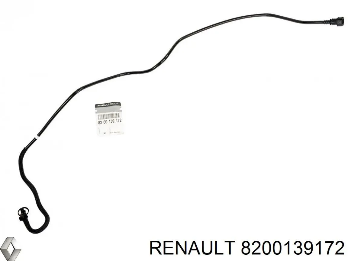 8200139172 Renault (RVI) Трубка паливна, від фільтра до паливної рейки