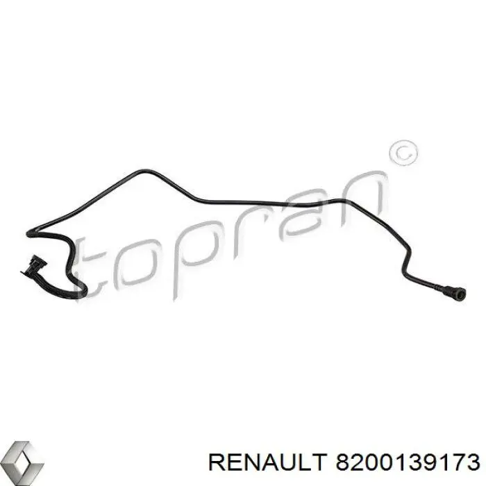 Трубка паливна, від фільтра до паливної рейки Renault (RVI) 8200139173 ціна, від 20.30 USD