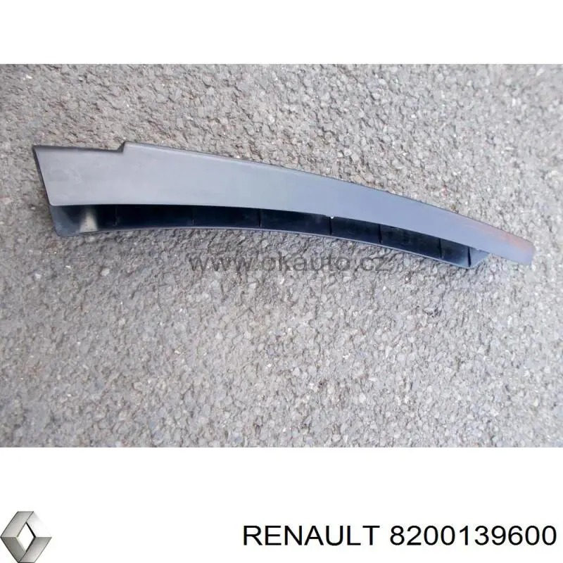Накладка стійки кузова зовнішня, центральна ліва Renault (RVI) 8200139600 ціна, від 7.05 USD