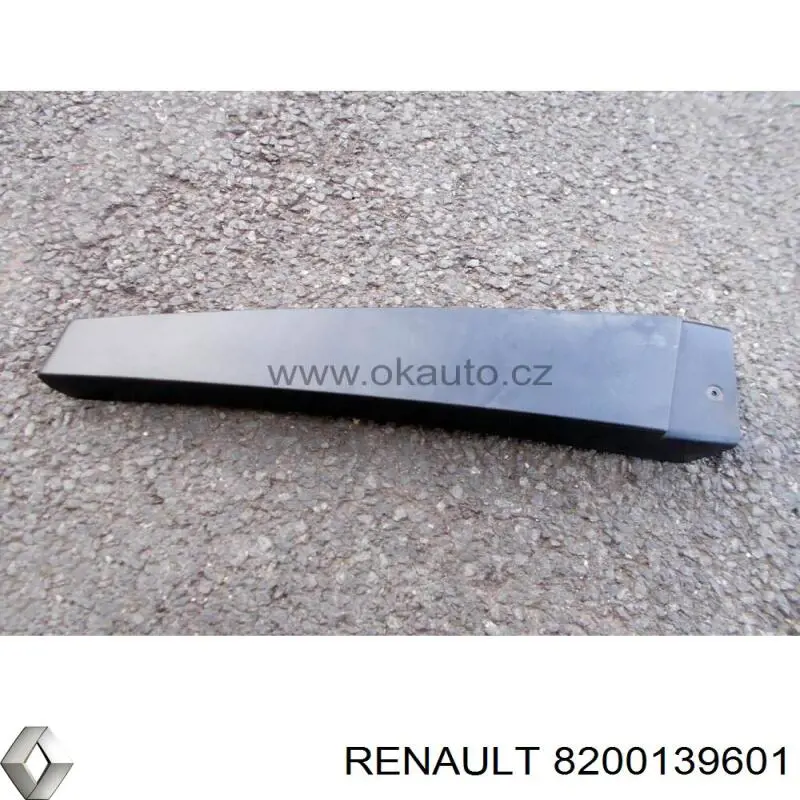 Накладка стійки кузова зовнішня, центральна права Renault Scenic 2 (JM0) (Рено Сценік)