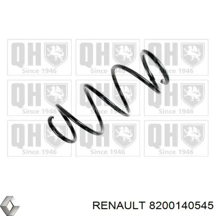 Купити 8200140545 Renault (RVI) Гвинтова пружина підвіска