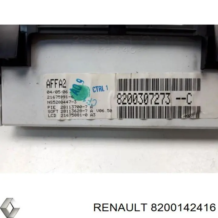 Купити 8200142416 Renault (RVI) Дисплей багатофункціональний