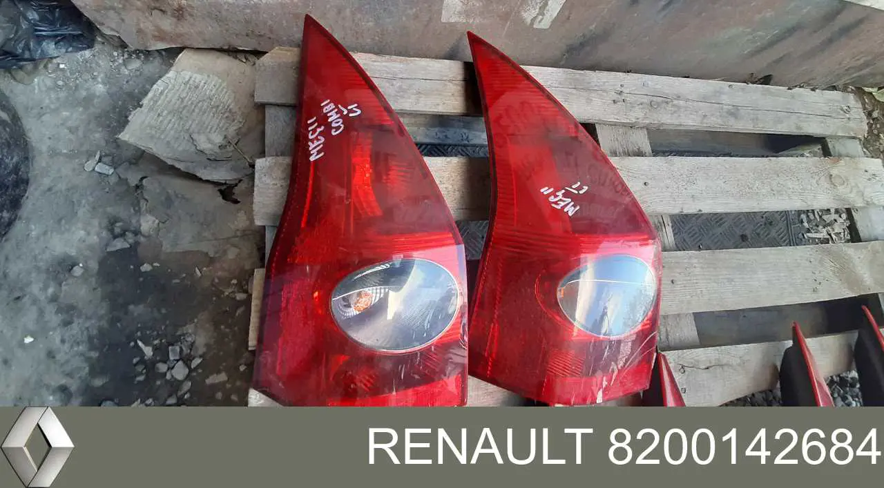Ліхтар задній лівий Renault (RVI) 8200142684 ціна, від 56.07 USD
