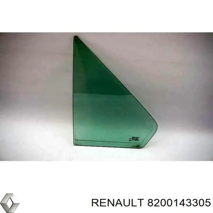 Купити 8200143305 Renault (RVI) Скло-кватирка двері, передній, правій
