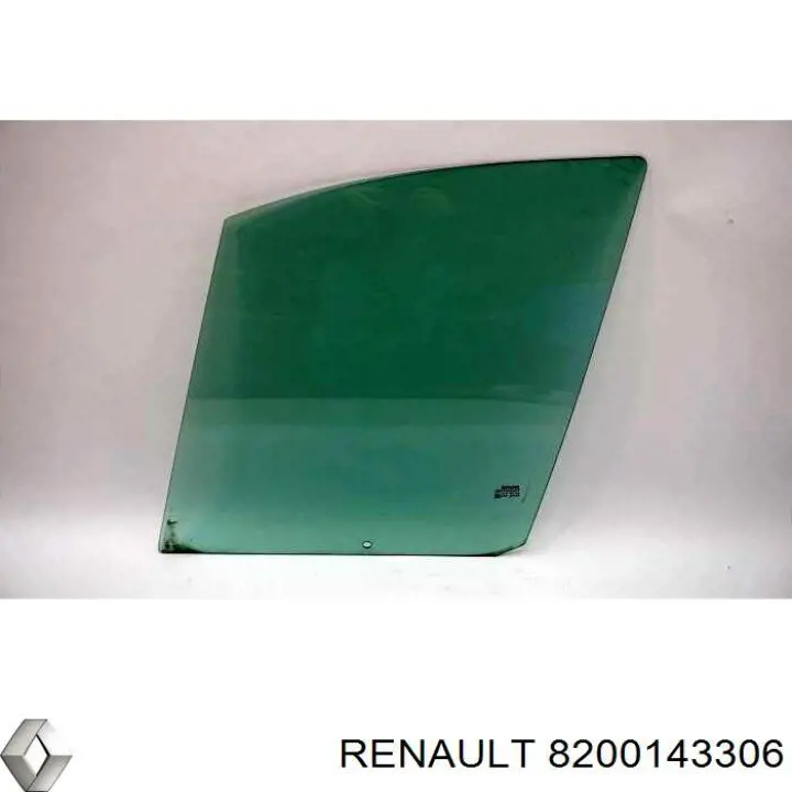 8200143306 Renault (RVI) Скло водійських дверей