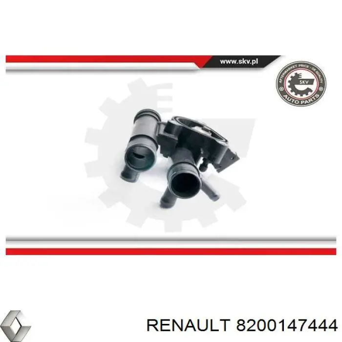 Купити 8200147444 Renault (RVI) Корпус термостата
