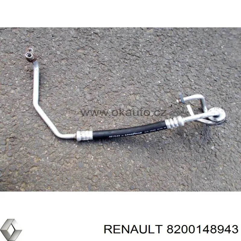 Шланг кондиціонера, від компресора до радіатора Renault (RVI) 8200148943 ціна, від 16.91 USD