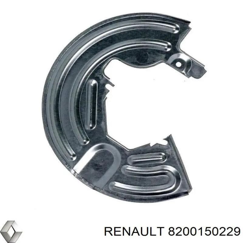 8200150229 Renault (RVI) захист гальмівного диска, переднього, лівого