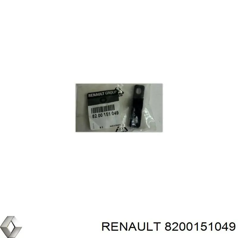 Напрямна двері задньої розстібної 8200151049 Renault (RVI)