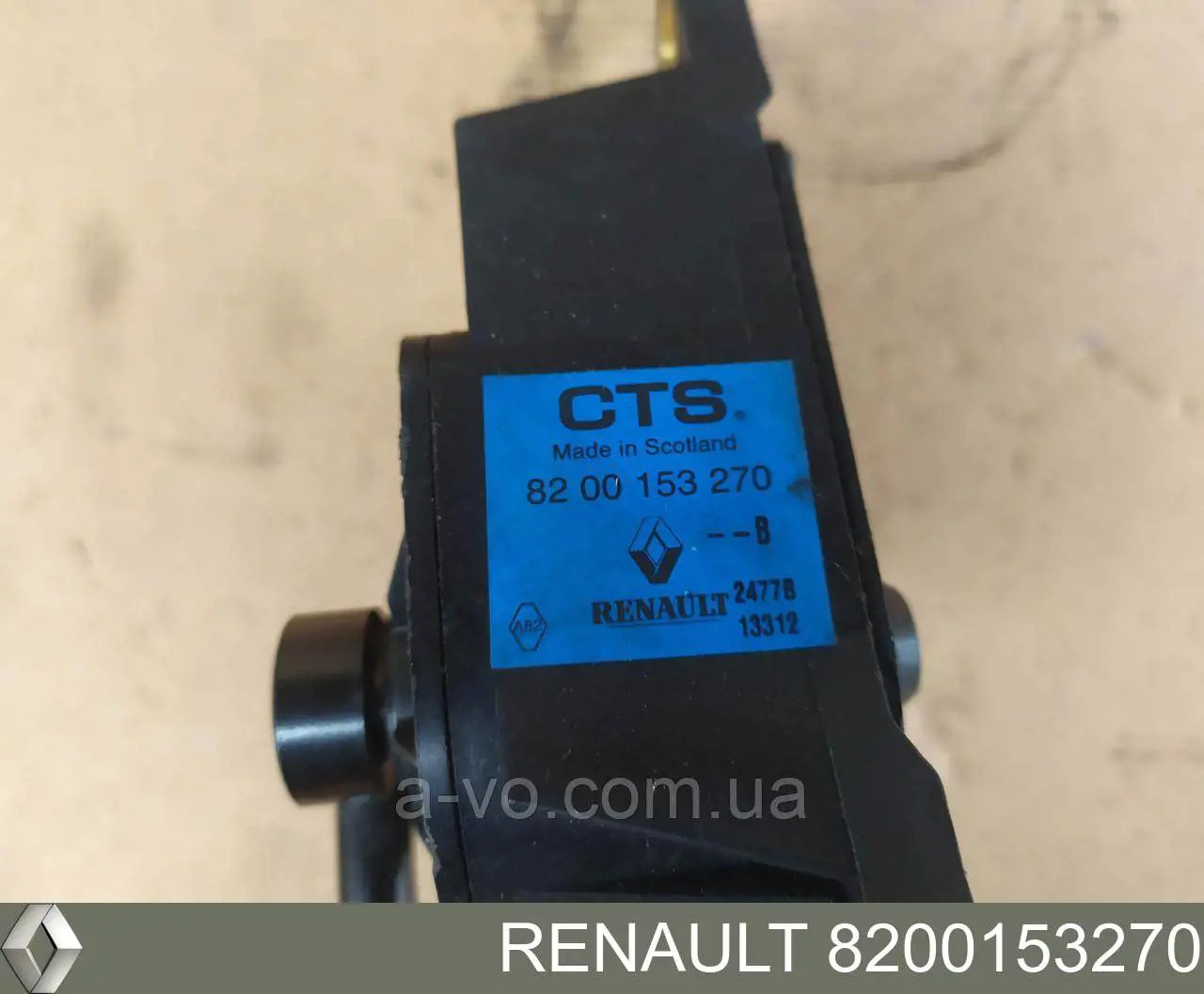 Купити 8200153270 Renault (RVI) Педаль газу