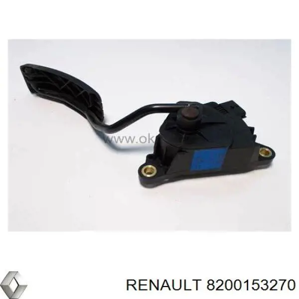 Підаль газу Renault (RVI) 8200153270 ціна, від 147.45 USD