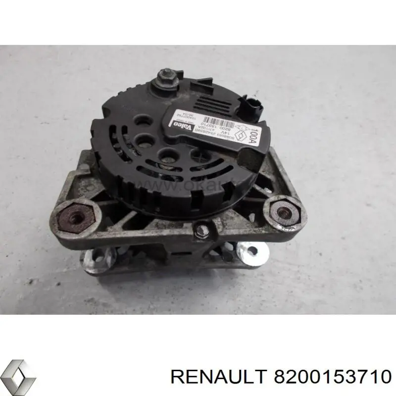 Генератор Renault (RVI) 8200153710 ціна, від 88.68 USD