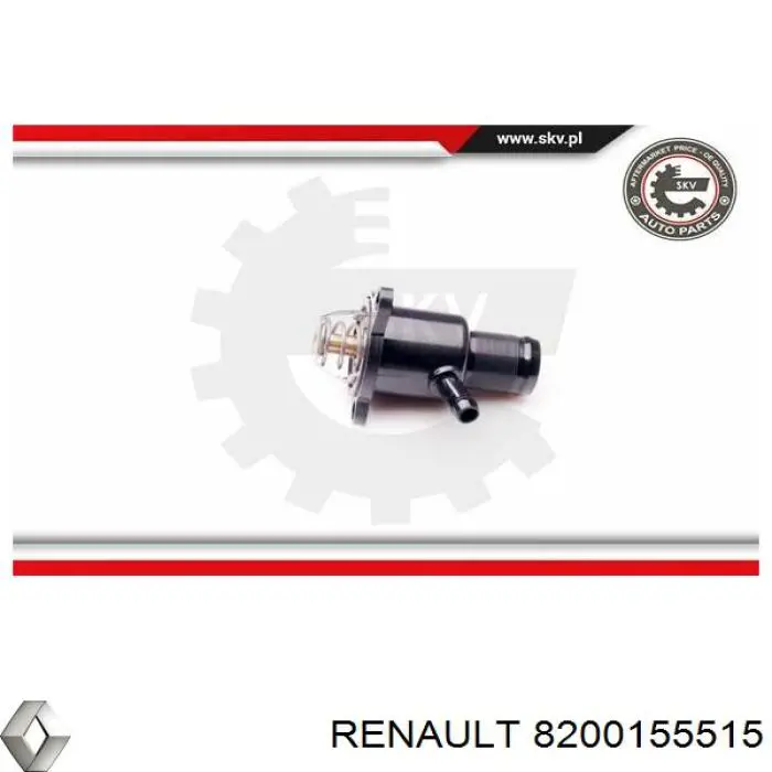 Кришка корпусу термостата Renault (RVI) 8200155515
